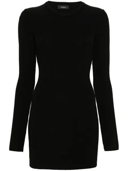 WARDROBE.NYC платье из шерсти мериноса, черный