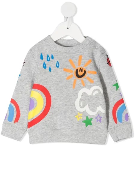 Stella McCartney Kids толстовка с принтом