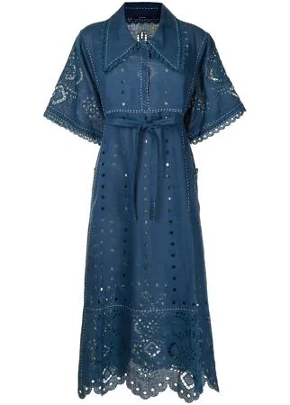 Vita Kin платье-рубашка Charlotte Polo с английской вышивкой