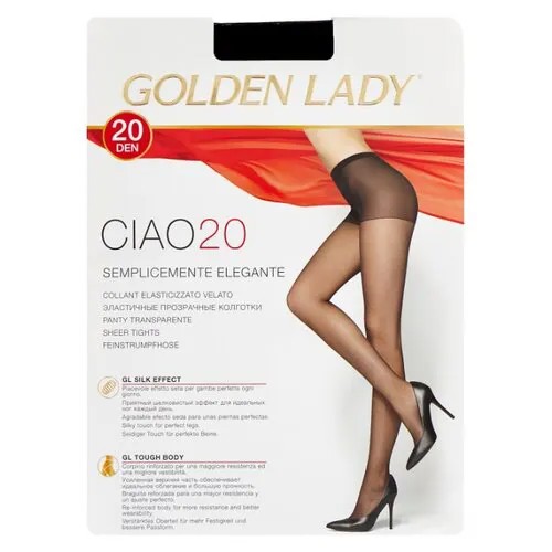 Колготки Golden Lady Ciao 20 den, размер 2-S, nero (черный)