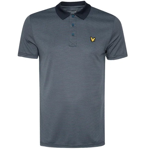 Мужская рубашка поло Lyle & Scott с микрополосками Lyle And Scott