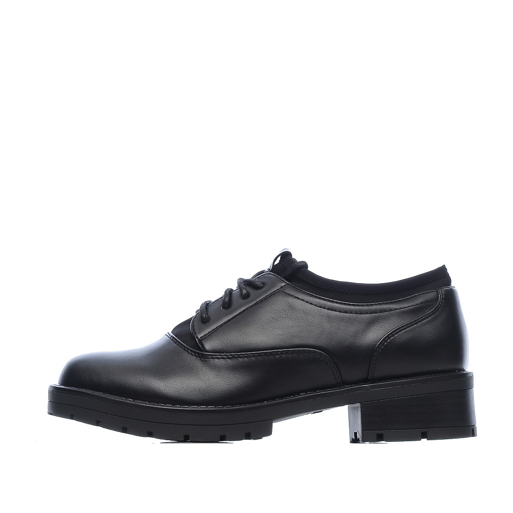Полуботинки женские INSTREET 77-82WN-012SS черные 40 RU