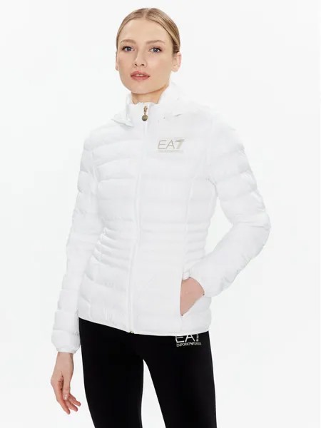 Переходная куртка regular fit Ea7 Emporio Armani, белый