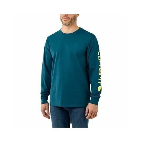 Лонгслив carhartt, размер M, синий
