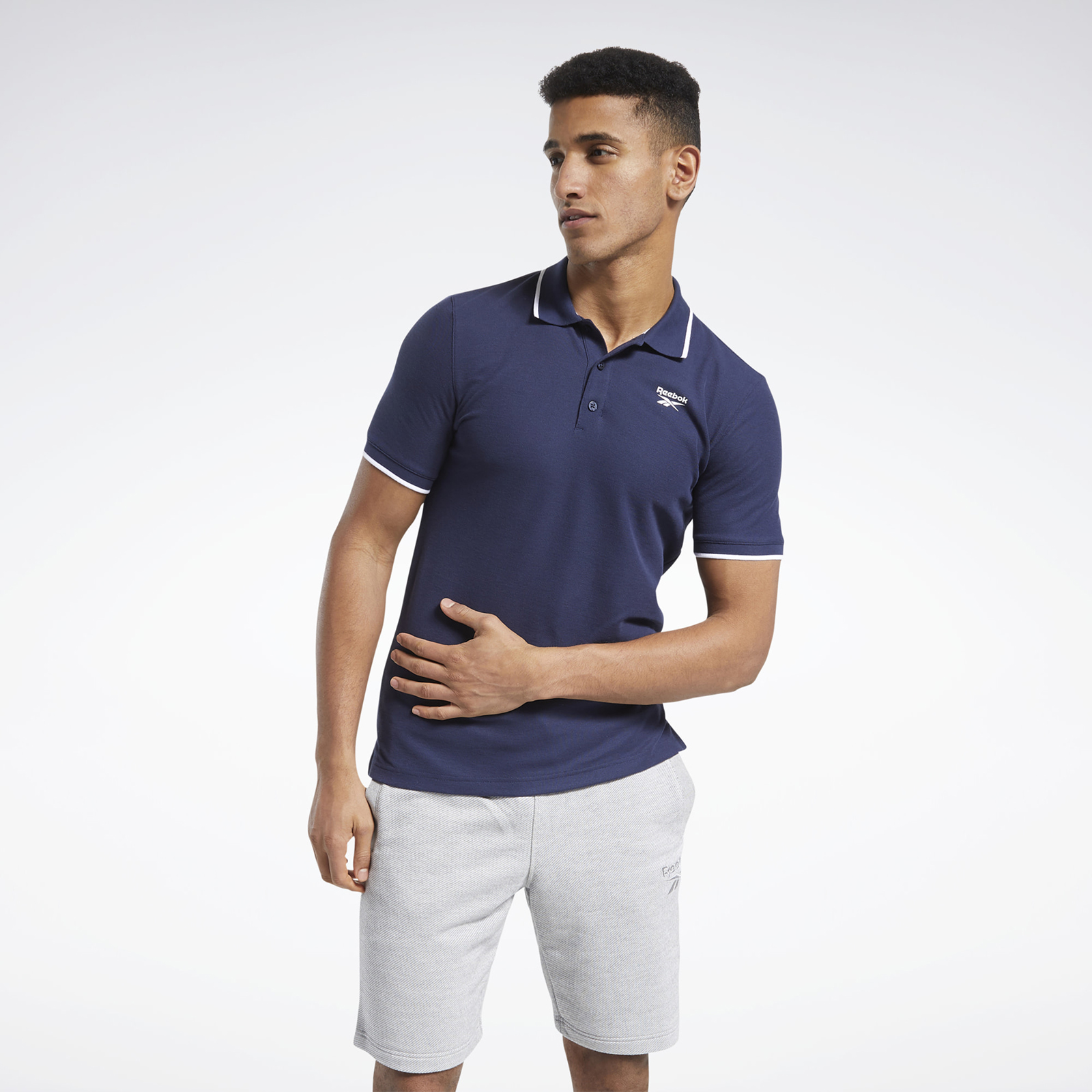 Футболка-поло мужская Reebok Ri Polo синяя XL