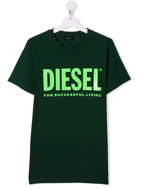 Diesel Kids футболка с логотипом