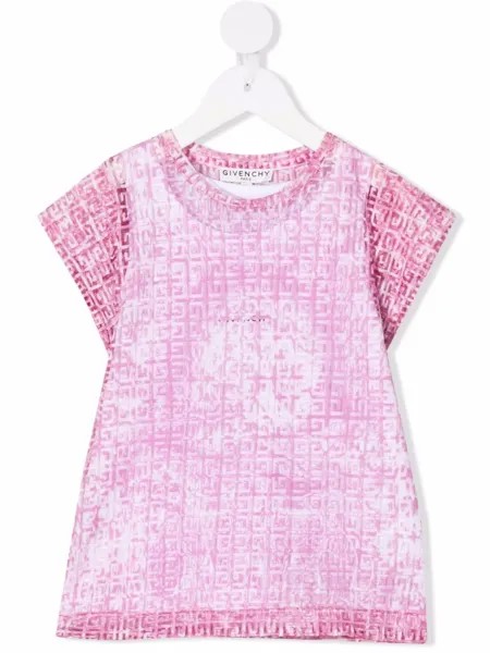 Givenchy Kids футболка с логотипом 4G