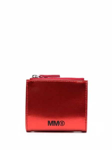 MM6 Maison Margiela кошелек на молнии с логотипом