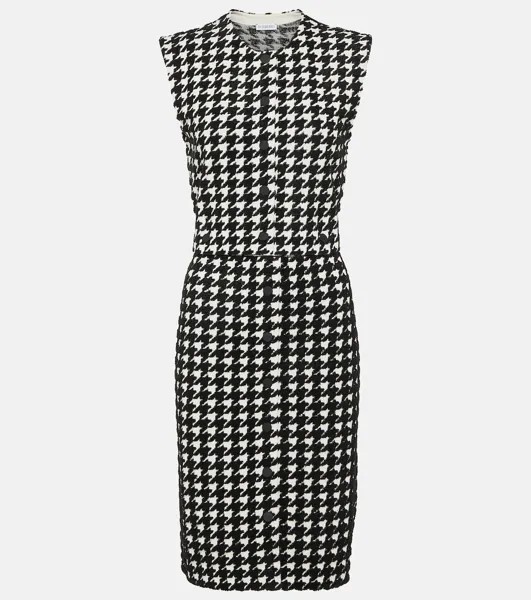 Мини-Платье в клетку Burberry, черный