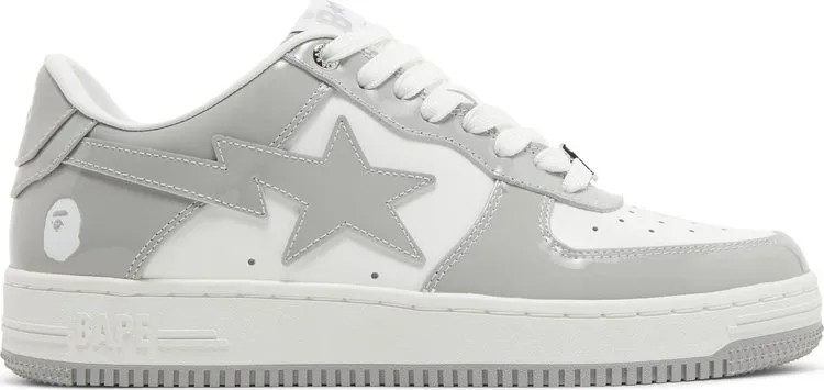 Кроссовки Bapesta #5 Light Grey, серый
