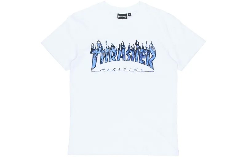 Thrasher Футболка унисекс «Трэшер», Белый