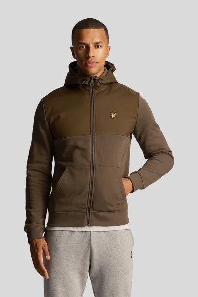 Толстовка из джерси Softshell на молнии Оливкового цвета Debenhams, зеленый