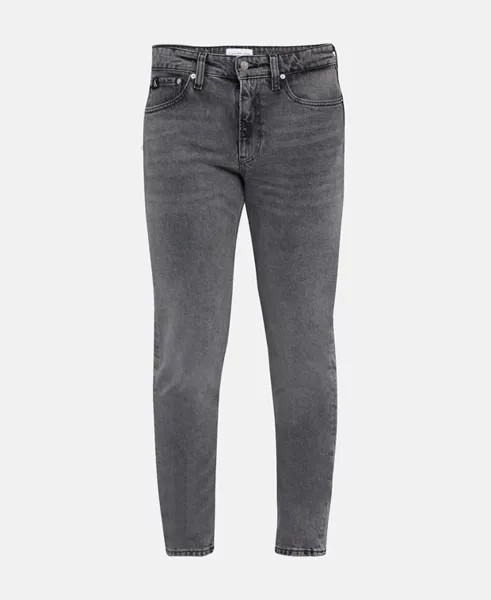 Джинсы узкого кроя Calvin Klein Jeans, темно-серый