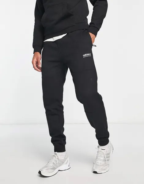 Черные джоггеры с логотипом adidas Originals Adventure
