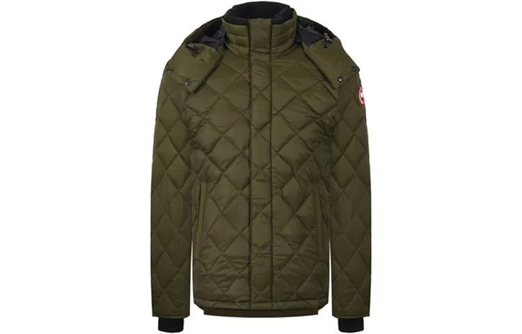 Мужской пуховик Canada Goose, Армейский Зеленый