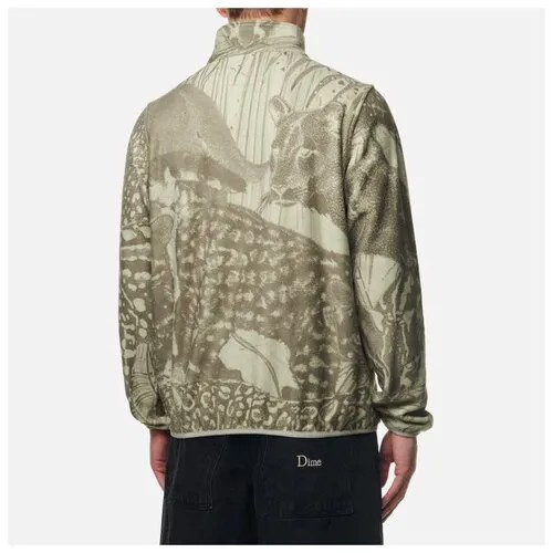 Мужская толстовка Dime Safari Polar Zip Fleece зелёный, Размер S