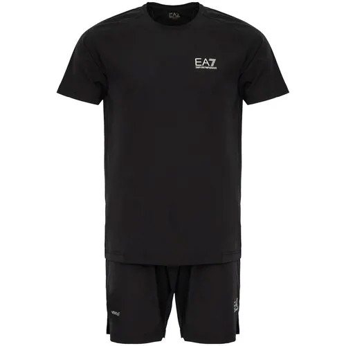 Костюм EA7, размер XXXL, черный
