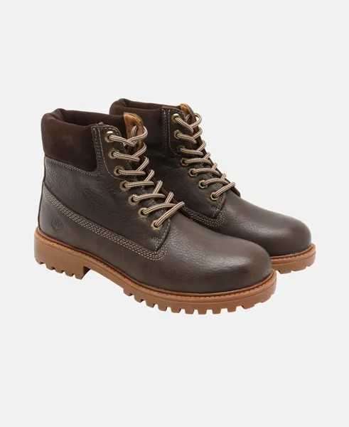 Ботинки на шнуровке Lumberjack, темно коричневый