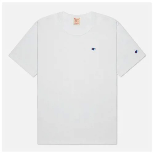 Мужская футболка Champion Reverse Weave Basic C Logo Crew Neck Comfort Fit жёлтый , Размер XS