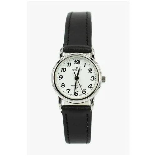 Perfect часы наручные, кварцевые, на батарейке, женские, металлический корпус, кожаный ремень, металлический браслет, с японским механизмом LX017-132-1