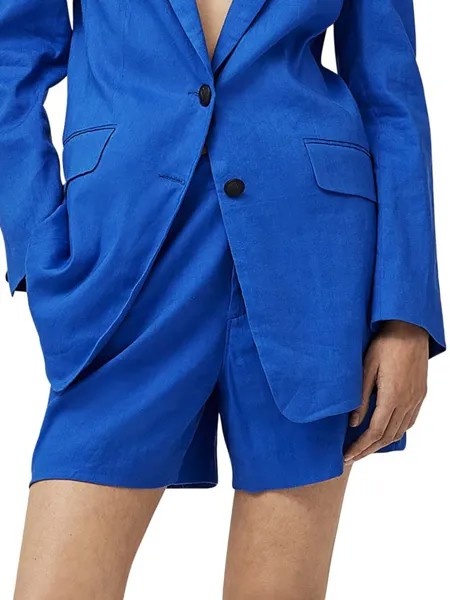 Льняные шорты Sofie Rag & Bone, цвет Bright Blue