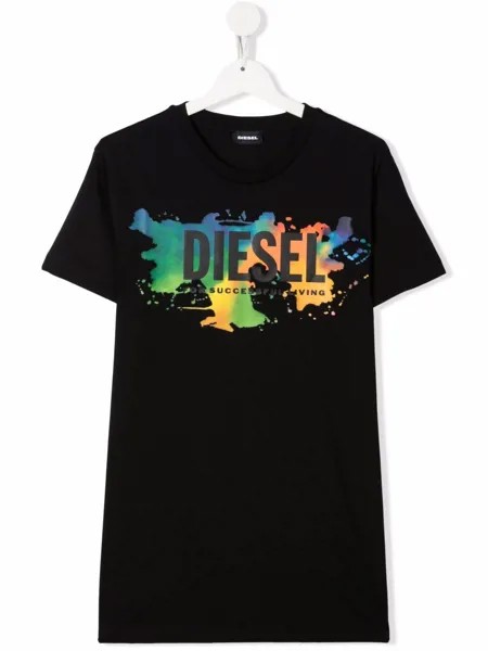 Diesel Kids футболка с логотипом