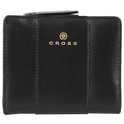 Кошелёк Cross Kelly Wall Black, кожа наппа, гладкая, цвет чёрный, 11,2 x 9,4 x 2 см