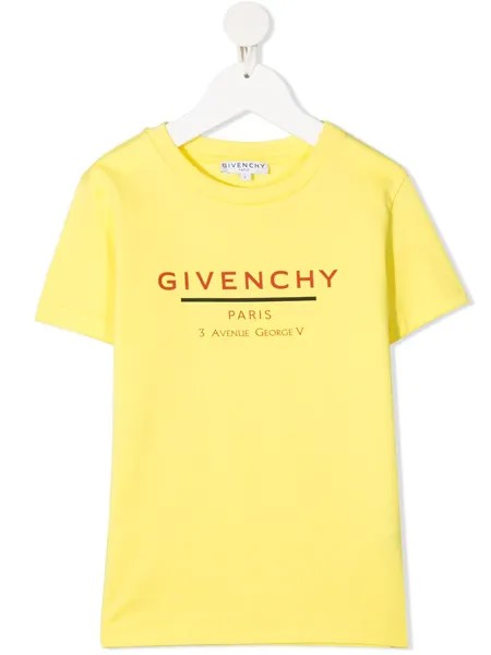 Givenchy Kids футболка с короткими рукавами и логотипом