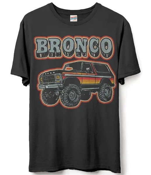 Футболка с короткими рукавами и рисунком Junk Food Sunset Bronco, черный