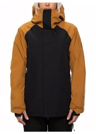 Куртка 686 Wms Glcr Gore Whitney Insl Jkt 2021 GOLDEN BROWN CLRBLK