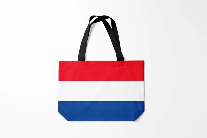 Сумка шoппер унисекс Burnettie Голландия Нидерланды Флаг, разноцветный