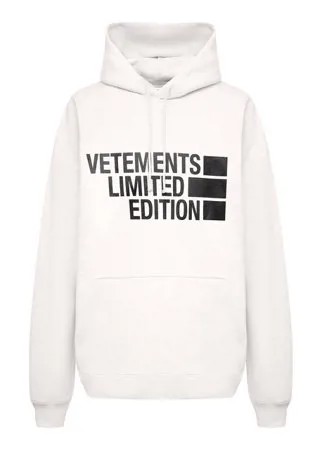 Хлопковое худи VETEMENTS
