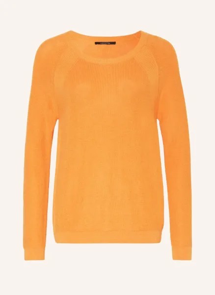 Пуловер Comma, оранжевый