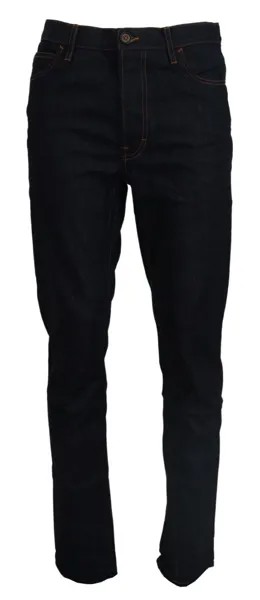 Джинсы VIVIENNE WESTWOOD Синие классические зауженные джинсовые мужские брюки IT50/W36 200долл. США