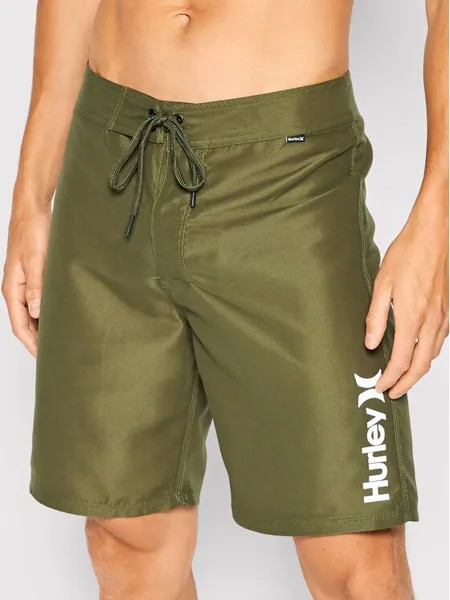 Шорты для плавания regular fit Hurley, зеленый