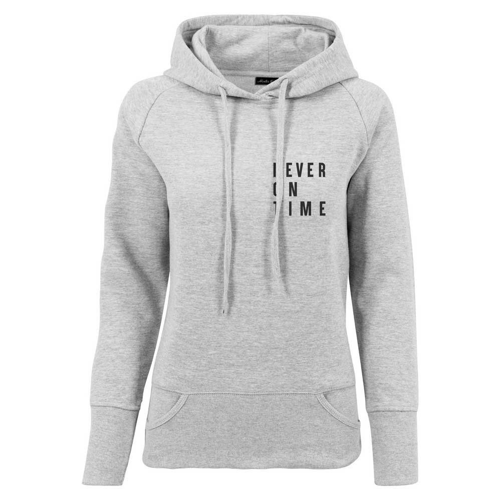 Худи Miss Tee MT2531 Never On Time, серый