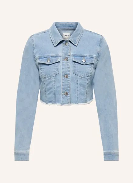 Укороченная джинсовая куртка Only, синий