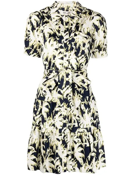DVF Diane von Furstenberg платье-рубашка с принтом