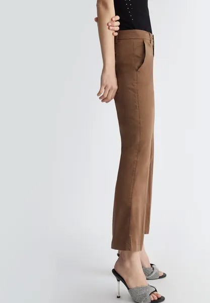 Брюки парусиновые Bottom Up With Belt Liu Jo, бисквитные