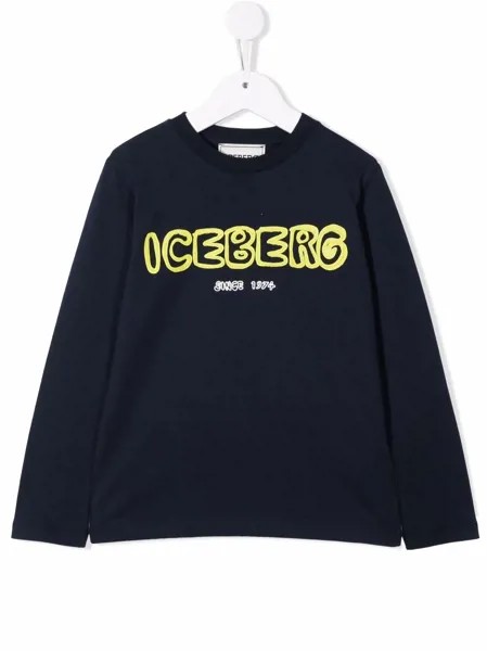 Iceberg Kids толстовка с логотипом
