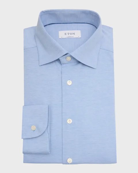 Мужская эластичная спортивная рубашка современного кроя 4Flex Eton, цвет Blue