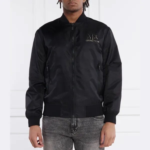 Бомбер стандартного кроя Armani Exchange, черный