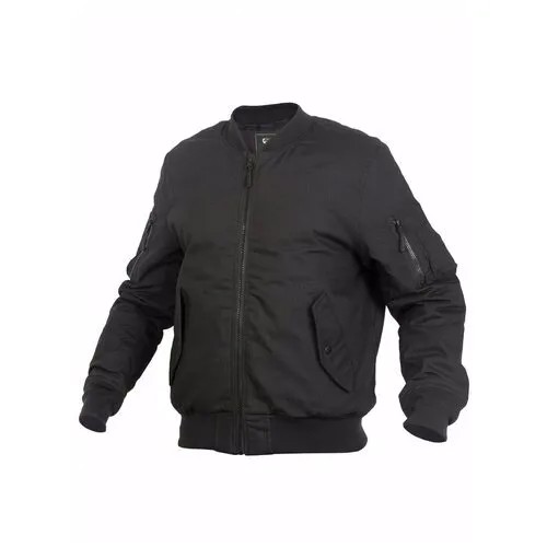 Куртка Пилот мужская утепленная (бомбер), GONGTEX Tactical Ripstop Jacket, осень-зима, цвет Черный (Black)-S