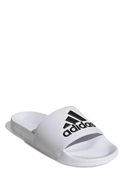 Спортивные шлепанцы для душа Adilette Adidas, белый