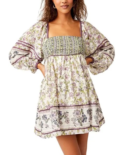 Мини-платье Endless Afternoon Free People, цвет Multi