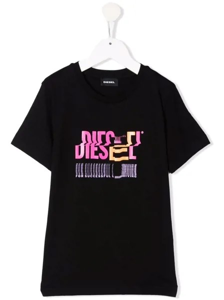 Diesel Kids футболка с логотипом