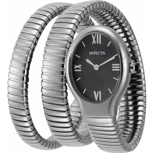 Наручные часы INVICTA, черный, серебряный