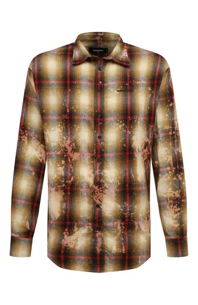 Хлопковая рубашка Dsquared2