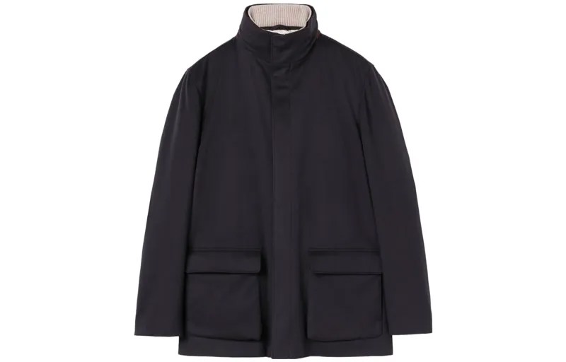 Стеганая куртка мужская Caviar Black Loro Piana, черный