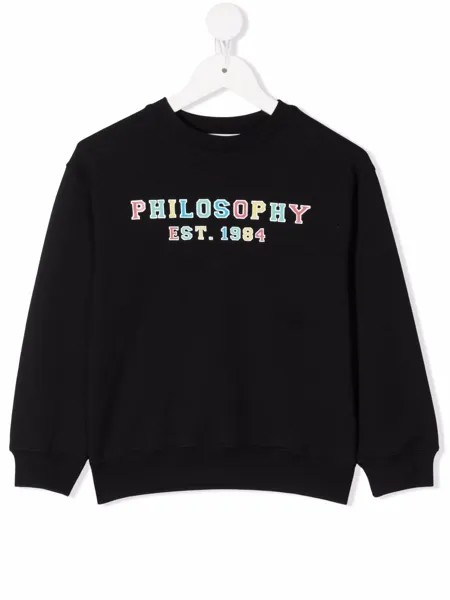Philosophy Di Lorenzo Serafini Kids толстовка с круглым вырезом и логотипом